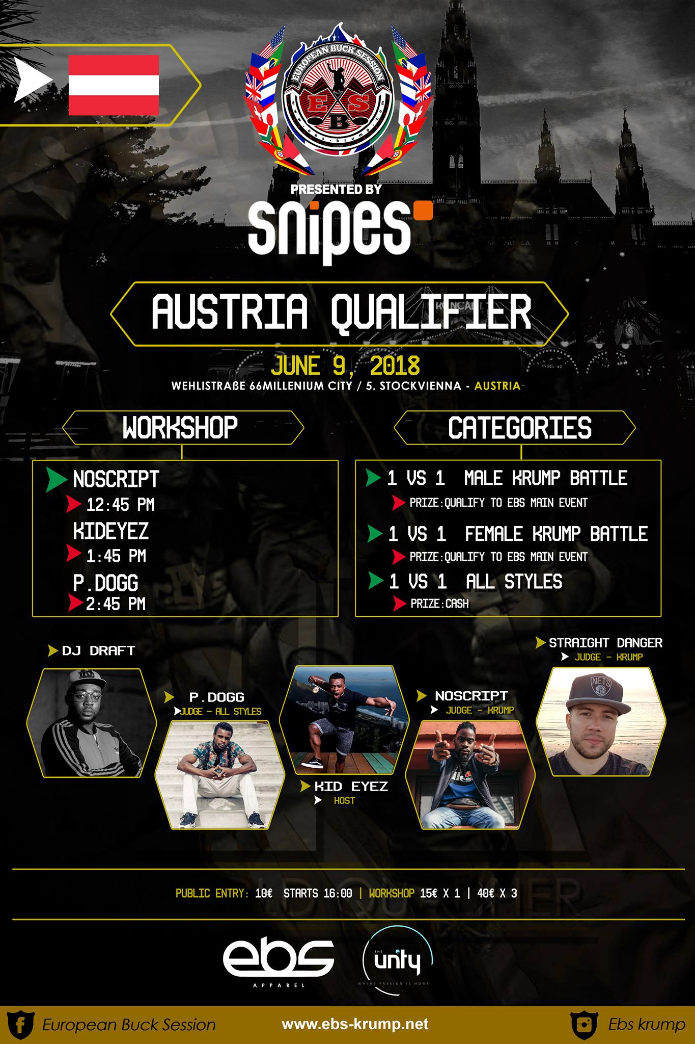 EBS – Austria Qualifier 2018 | 9. Juni 18 | Wien