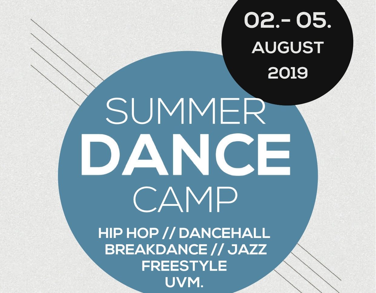 Summer Dance Camp | 2. -5. Aug. 19 | Fürstenfeld